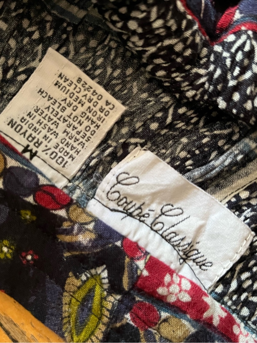90s/Y2K Vintage Bohemian Print Full and Flowy Maxi Peasant Skirt M/L Whimsigoth - Picture 7 of 9